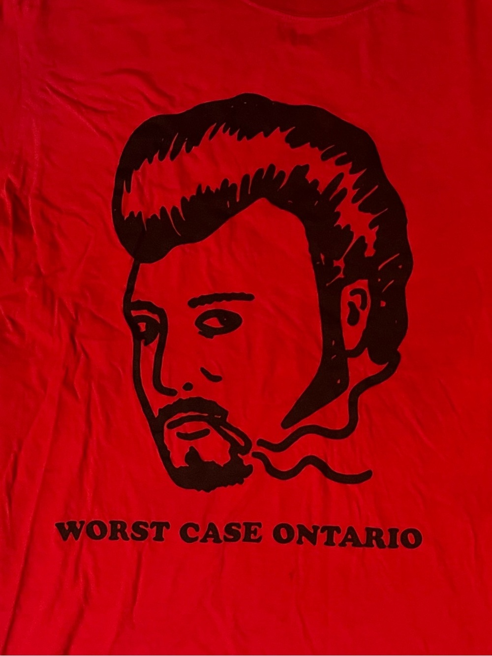 Worst Case Ontario Red Graphic Tee - Men's Short Sleeve Shirt